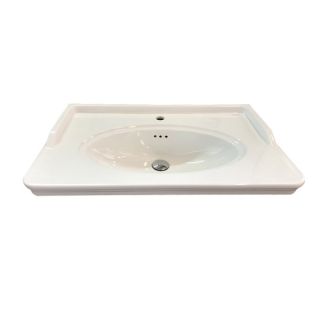 Comforty Тумба-умывальник "Неаполь-80" белый глянец с раковиной 50180